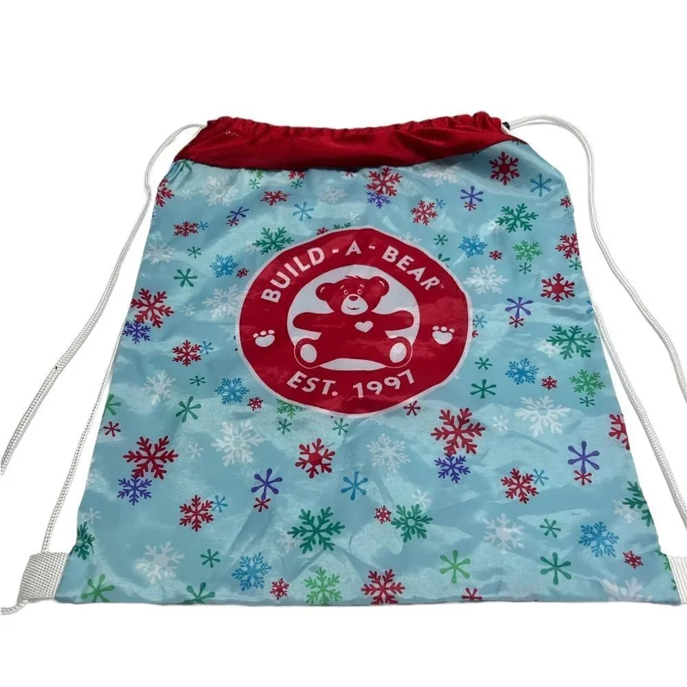 Build-A-Bear nylon drawstring backpack